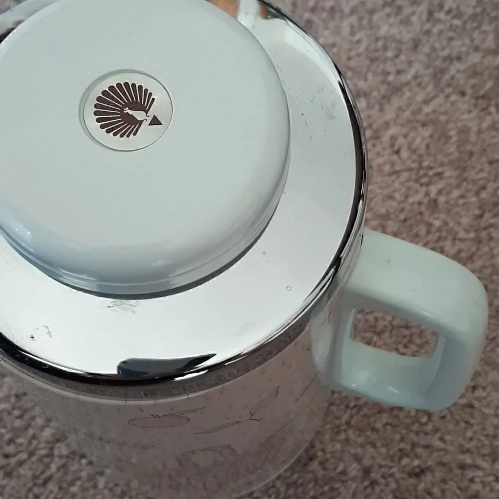 Vintage The Peacock Vacuum Bottle